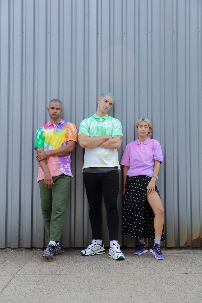 Nike Skateboarding sb Golf Drop Tie Dye Polos polo shirt Steve Prefontaine dip hand rainbow lookbook