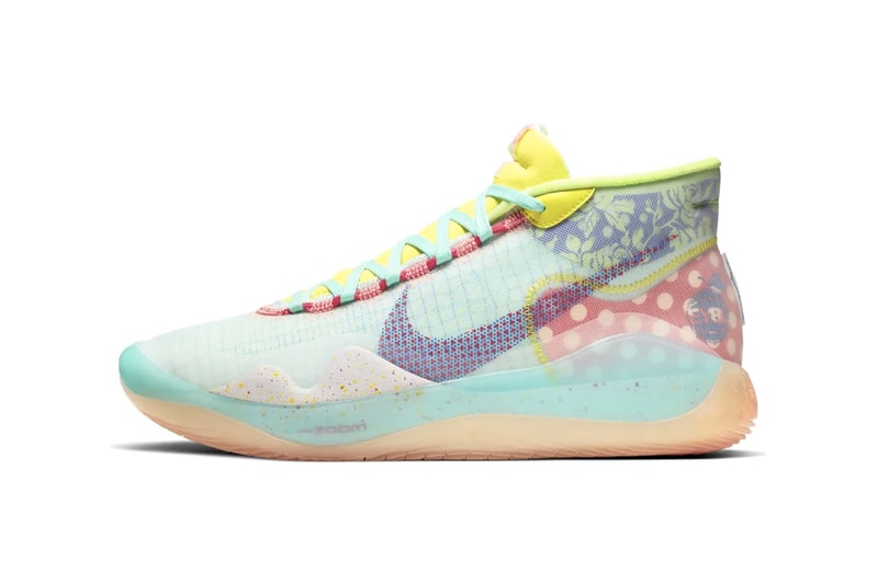 Nike Zoom KD12 NRG EP "Peach Jam" Release Drop date price teal peach colorway snkrs app kevin durant