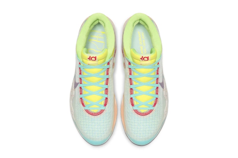 Nike Zoom KD12 NRG EP "Peach Jam" Release Drop date price teal peach colorway snkrs app kevin durant
