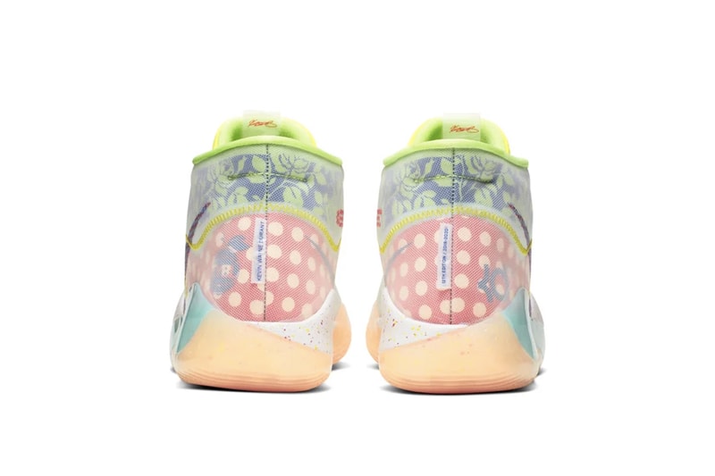 Nike Zoom KD12 NRG EP "Peach Jam" Release Drop date price teal peach colorway snkrs app kevin durant