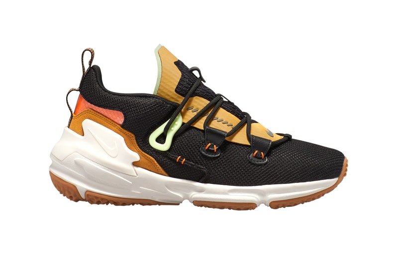 Nike Zoom Moc Bright Ceramic Riccardo Tisci Air Zoom Legend Sole rugged trek mountaineering hiking urban lifestyle blend merge mesh suede nyon 3M salmon volt green chunky