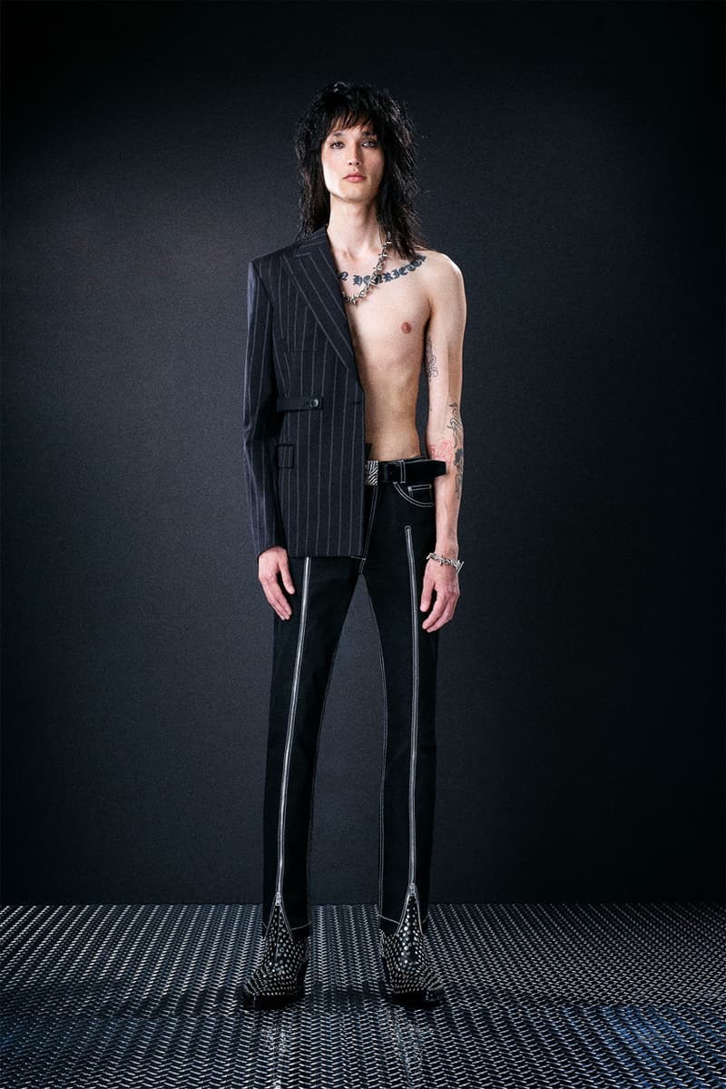 NOMENKLATURA STUDIO Jackets Tees Sleeveless T-shirts Trousers Shorts Boots Accessories Spike Chain Animal Print Black Blue Lime White 'Scarface' Glam Metal Rock Penelope Spheeris' 'The Decline of Western Civilization Part II: The Metal Years'