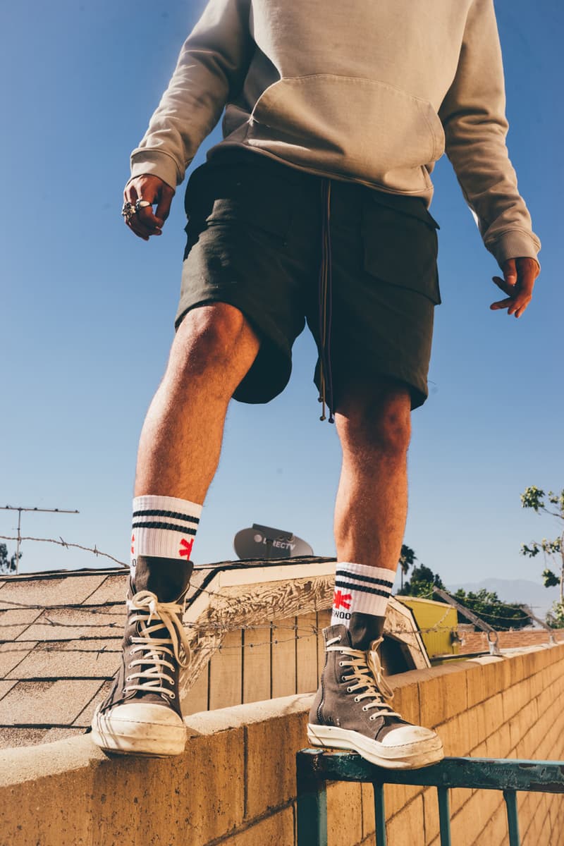 Norwood Chapter Spring/Summer 2020 collection Lookbook editorial images ali saint q Hoodies Pants Tees Shirts Shorts Accessories Orange White Green Black Brown Yellow Purple Gray