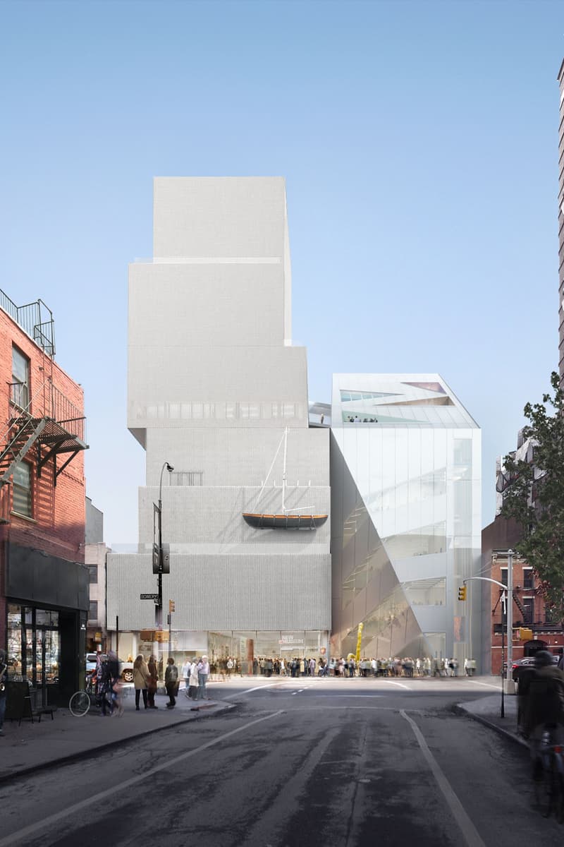oma new museum extension curved angular sanaa