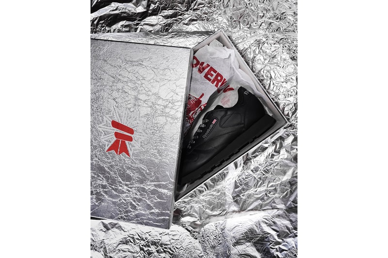 Overkill x Reebok CL Leather "Döner" Release Information Collaboration Pack Drop Online Instore Kebab Inspired T-Shirt Tote Bag Cap Socks 