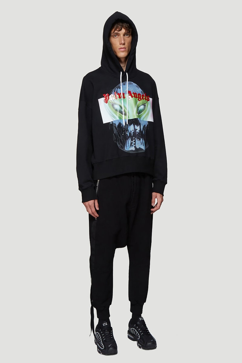 Palm Angels Sweatshirt Bowling Shirt Aliens White Black Green Red graphic fall winter 2019 fw19 release date info buy