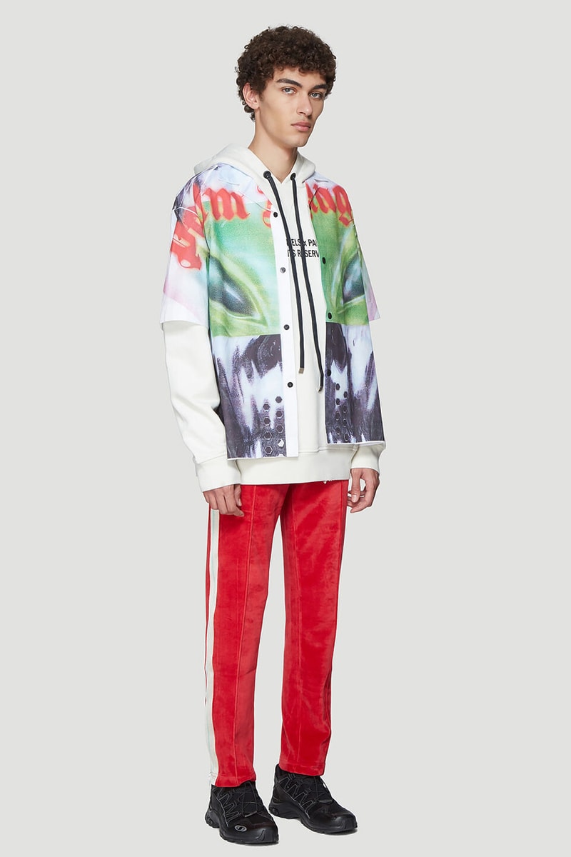 Palm Angels Sweatshirt Bowling Shirt Aliens White Black Green Red graphic fall winter 2019 fw19 release date info buy