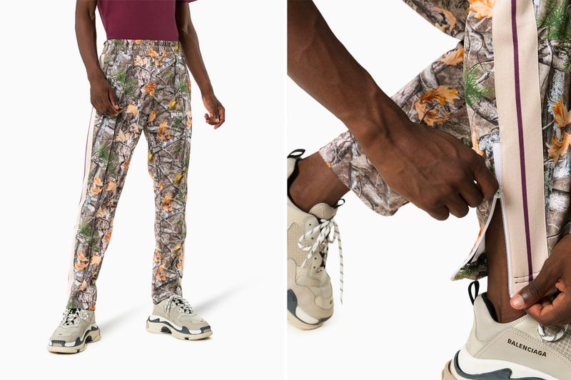 Palm Angels Woodland Camouflage Track Suit Release camo sports clothing pants sweatpants track suits 
