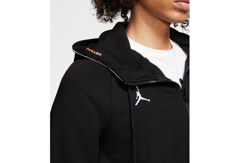 Paris Saint-Germain x Jordan Brand Wings Jacket Release psg collaborations hoodie black soccer football nike