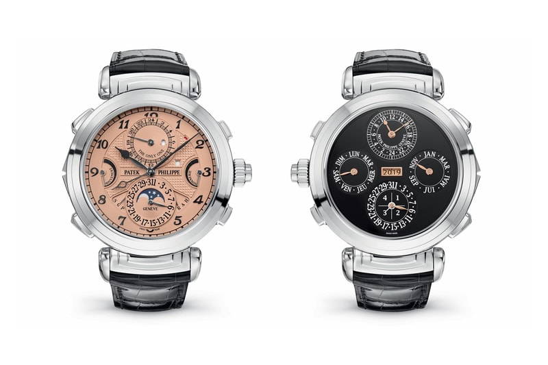Only Watch 2019 Patek Philippe Grandmaster Chime 6300A watches auction luxury collection accessories reversible stainless steel 
