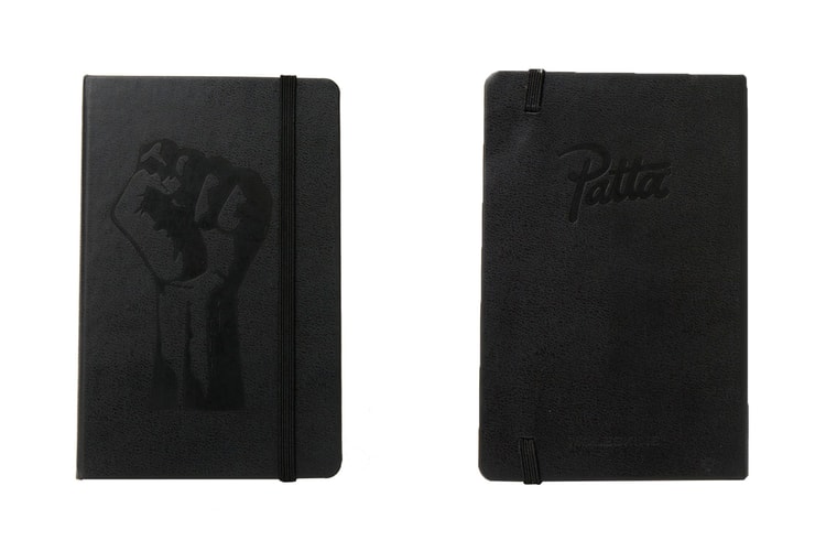 Patta Releases Fist Logo-Adorned Moleskine Leather Notebook