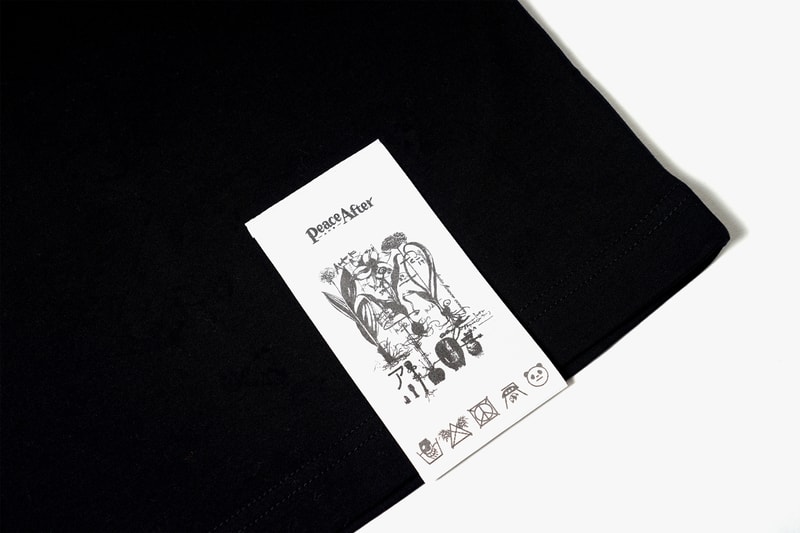 PEACE AND AFTER Azuma Makoto T shirt black instructions flower artwork photo arrangement composition 1 to 12 sunflower Japanese Release info date