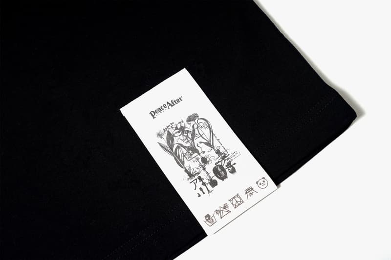 PEACE AND AFTER Azuma Makoto T shirt black instructions flower artwork photo arrangement composition 1 to 12 sunflower Japanese Release info date