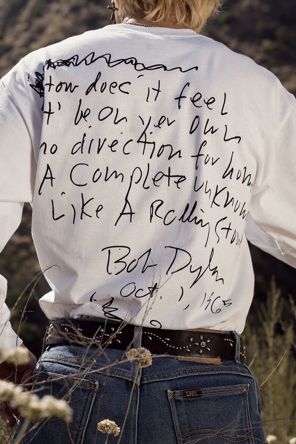 Bob Dylan x Pleasures Capsule Collection Lookbook graphic t-shirts hats hoodie sweatshirts shirts release info price drop date sony music