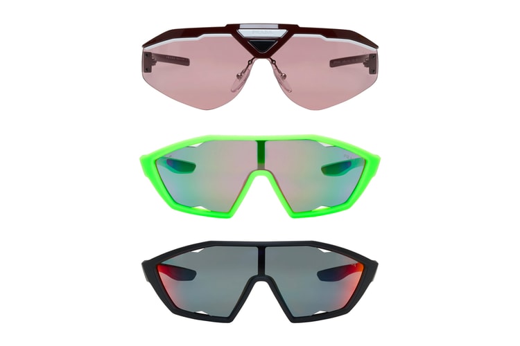 Prada Releases Eye-Catching Shield-Style Sunglasses