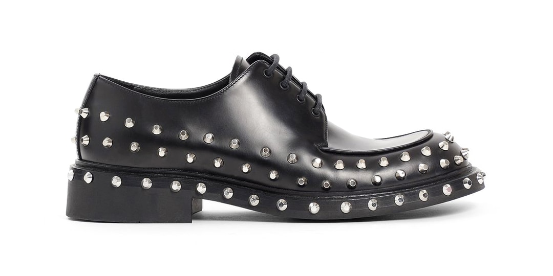 Prada Mens Black Studded Derby Shoes Release | Hypebeast Prada Mens Black Studded Derby Shoes Release | Hypebeast