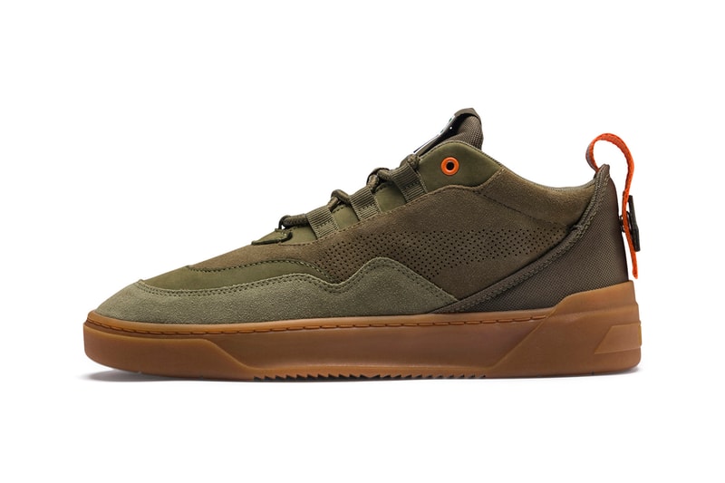 puma cali zero demi midtop sneakers release triple black army green satellite silver grey colorway information spring summer 2019 
