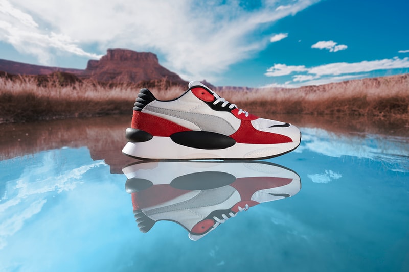 PUMA RS 9.8 Sneaker Release Information Drop Date First Look Gravitational Acceleration Inspired Space Core Cosmic SciFi Gravity Colorways Running System Technology 