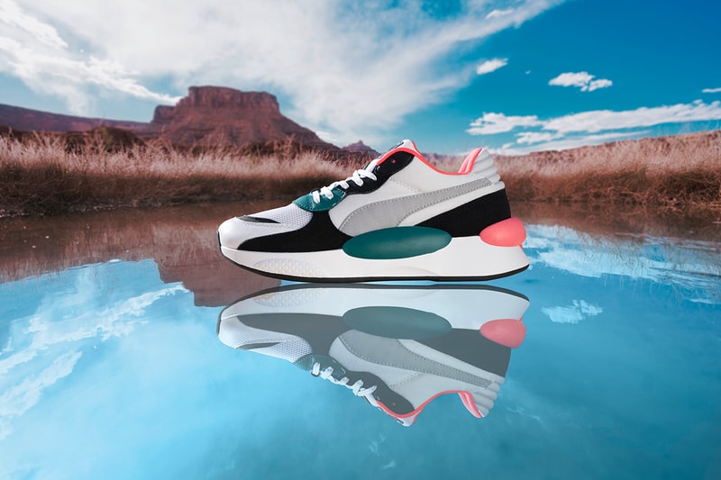 PUMA RS 9.8 Sneaker Release Information Drop Date First Look Gravitational Acceleration Inspired Space Core Cosmic SciFi Gravity Colorways Running System Technology 
