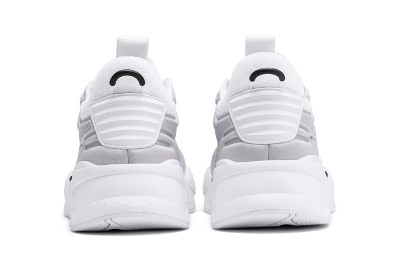 puma rs x rsx softcase sneakers white high rise grey colorway release ultra plush foam backing 