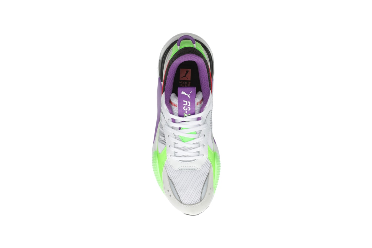 PUMA Releases the RS-X Bold in Three Colorways toys retro inspired running shoes technology green, purple and black primary secondary 