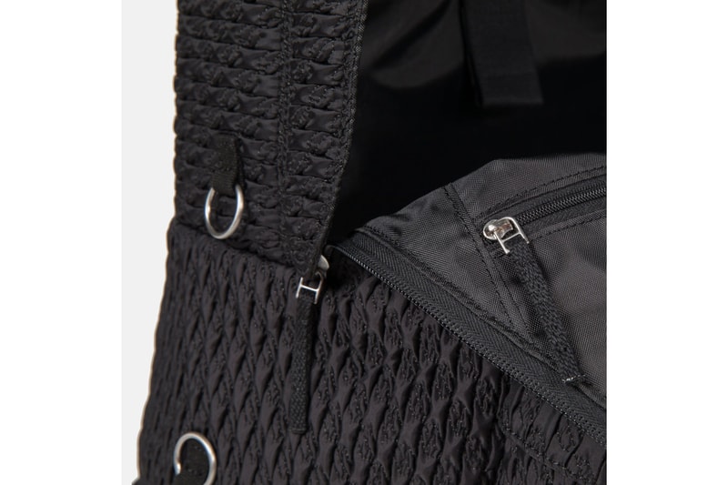 Raf Simons Eastpak Padded Pakr Collection backpack Anthracite Yellow Grey Pink padded polyester quilted ninth project belgian antwerp carrying option laptop 15 inch