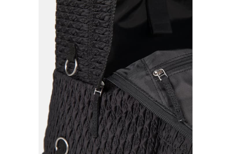 Raf Simons Eastpak Padded Pakr Collection backpack Anthracite Yellow Grey Pink padded polyester quilted ninth project belgian antwerp carrying option laptop 15 inch