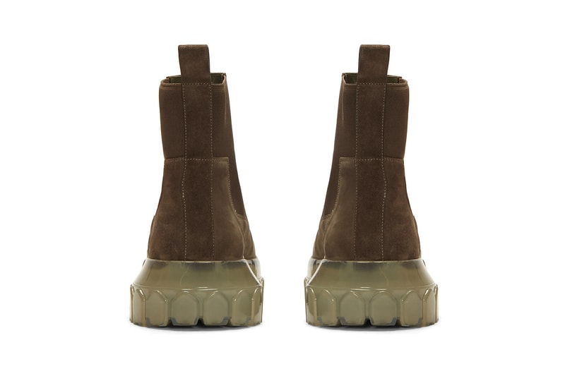 Rick Owens Bozo Tractor Beetle Boots Release Beige Brown Info Fall Winter 2019