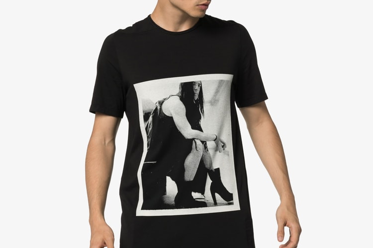 Rick Owens Himself Appears on New DRKSHDW Photographic T-Shirt