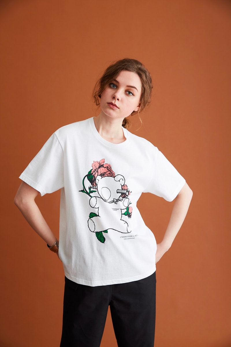 Rita UNDERCOVER 10th Anniversary Capsule Release T shirt U Screw Bear Hoodies