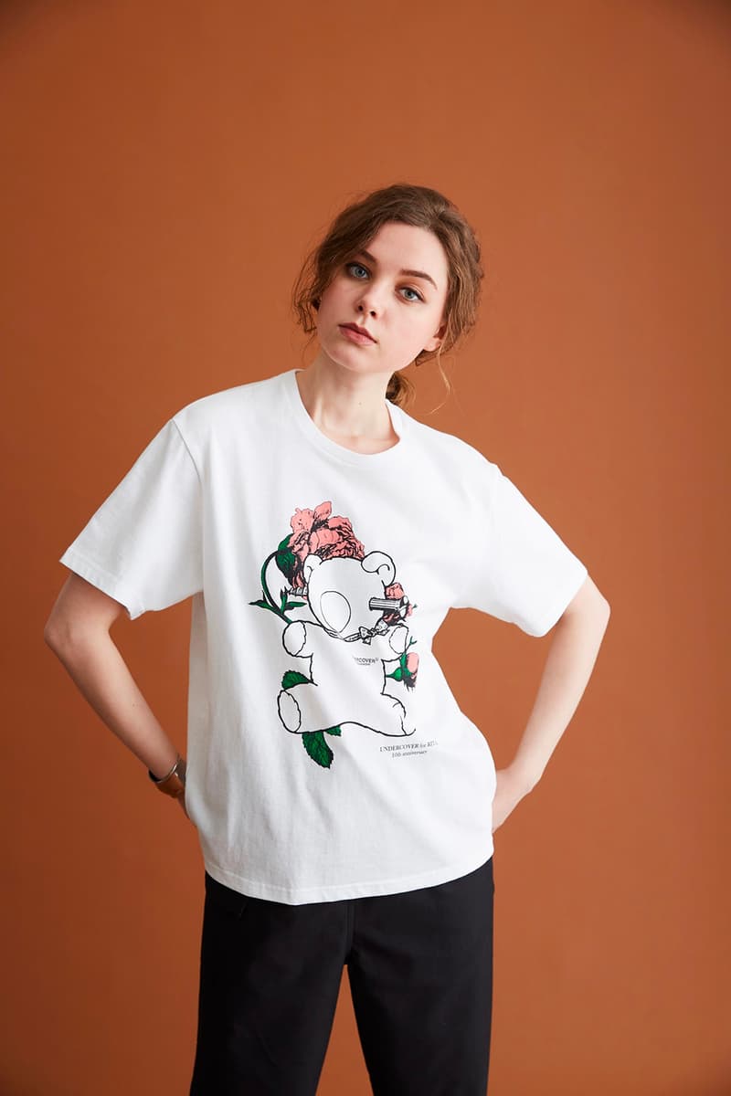 Rita UNDERCOVER 10th Anniversary Capsule Release T shirt U Screw Bear Hoodies