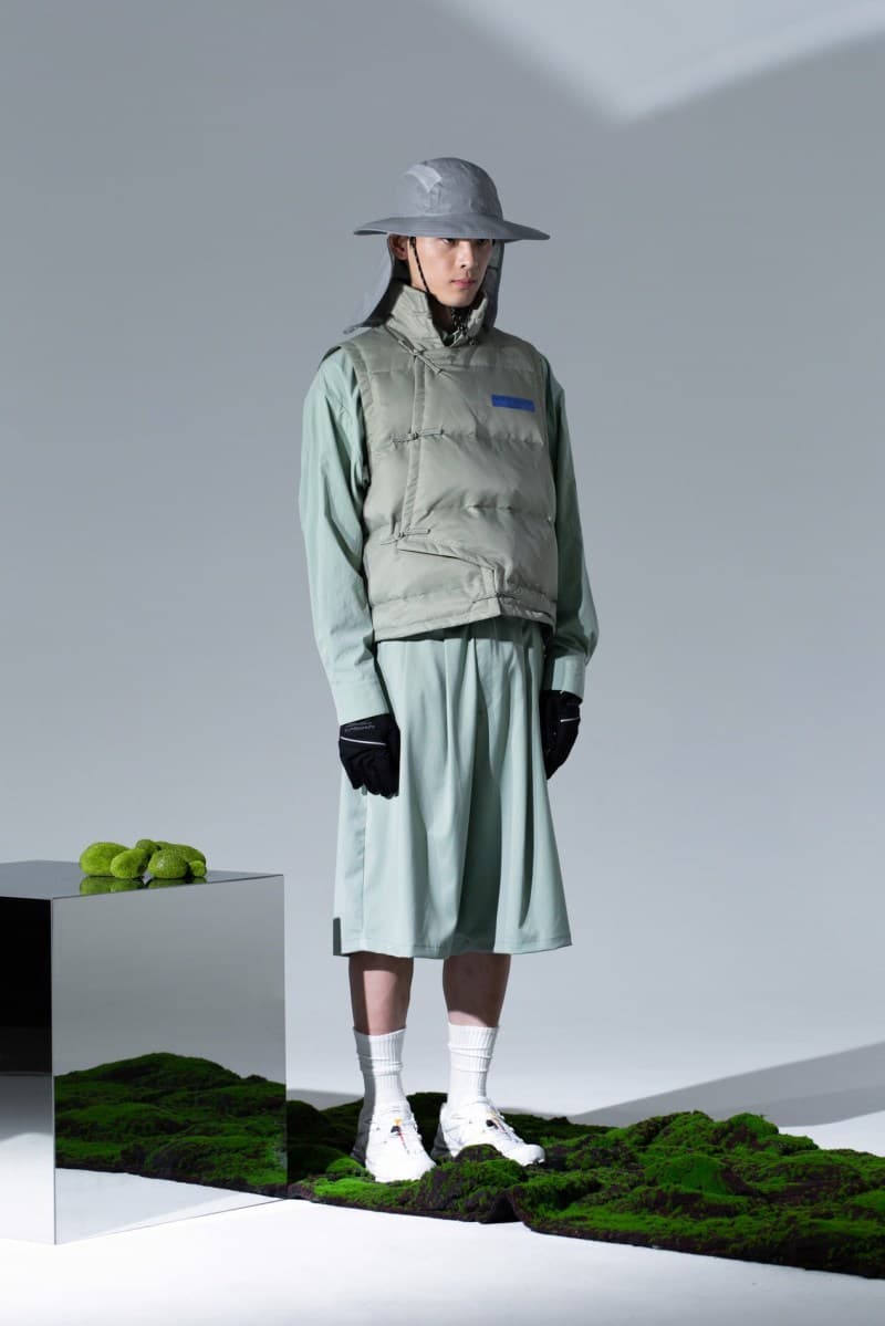 ROARINGWILD Fall Winter 2019 Lookbook collection Jackets Shirts Pants Hats Bags Fluorescent Violet Yellow Blue Black White Gray Leather