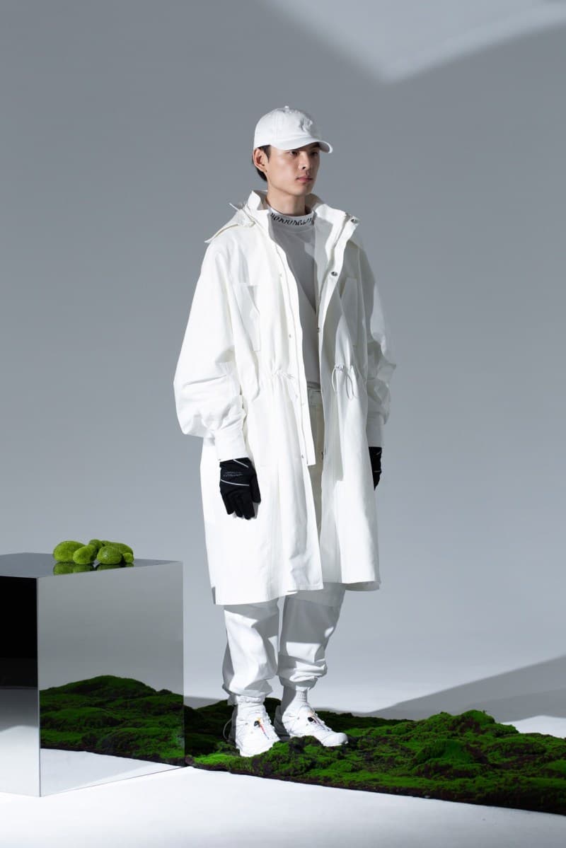 ROARINGWILD Fall Winter 2019 Lookbook collection Jackets Shirts Pants Hats Bags Fluorescent Violet Yellow Blue Black White Gray Leather