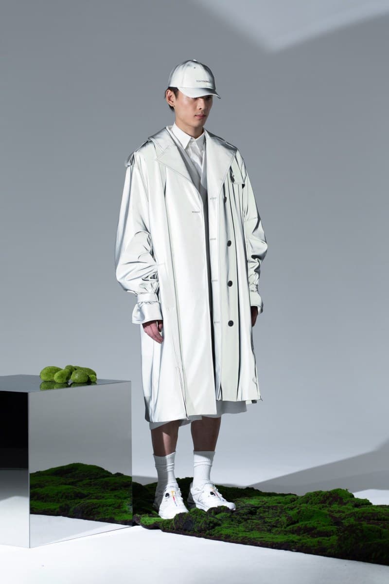 ROARINGWILD Fall Winter 2019 Lookbook collection Jackets Shirts Pants Hats Bags Fluorescent Violet Yellow Blue Black White Gray Leather