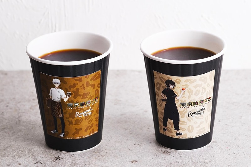 Roasted COFFEE LABORATORY Tokyo Ghoul Themed Menu Items Tokyo Japan Cake Coffee Anime Mange