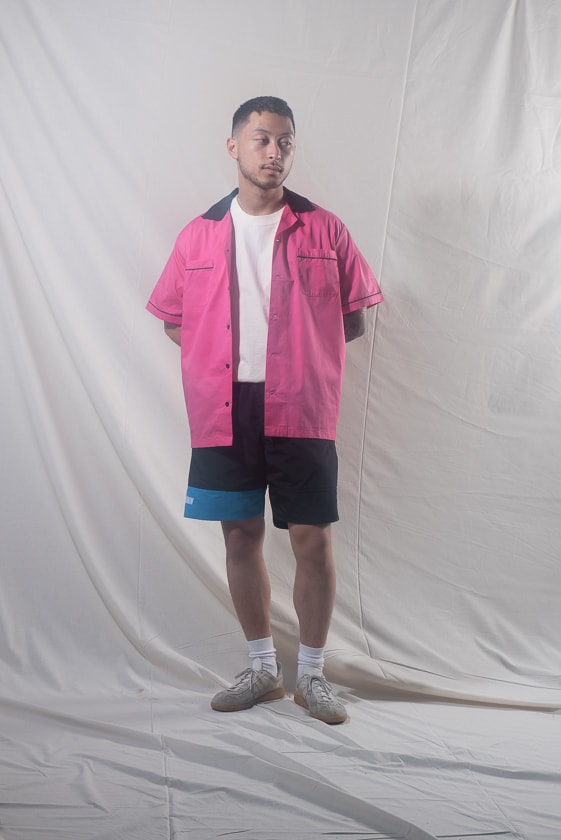 Rōnin division Spring Summer 2019 Collection Lookbook Tees Bucket Hats Shorts Sneakers Sweatshirts Collared Shirts Pants Black Blue White Purple Pink Gray Green Orange Yellow