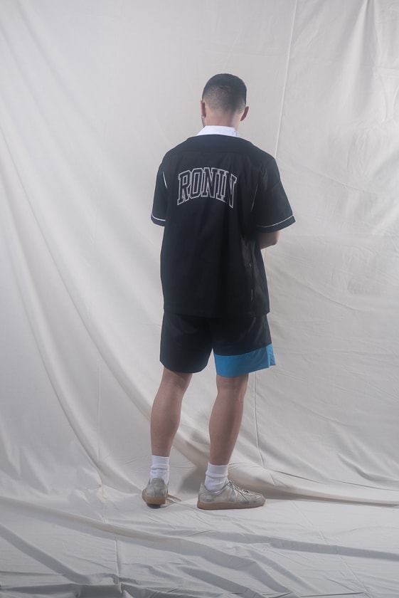 Rōnin division Spring Summer 2019 Collection Lookbook Tees Bucket Hats Shorts Sneakers Sweatshirts Collared Shirts Pants Black Blue White Purple Pink Gray Green Orange Yellow