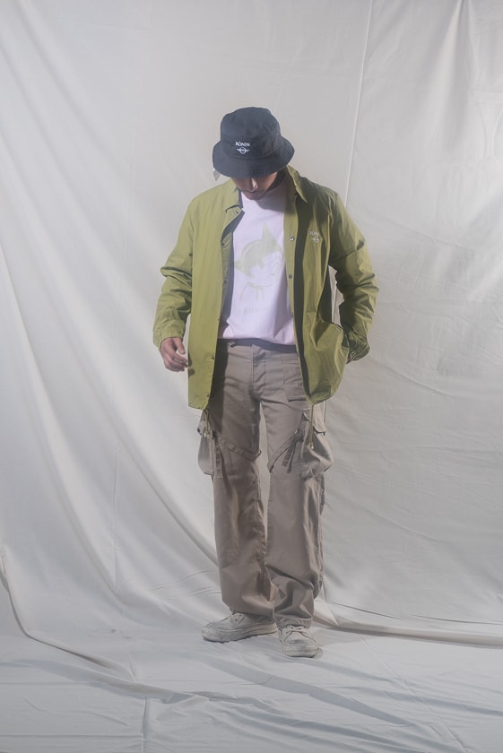 Rōnin division Spring Summer 2019 Collection Lookbook Tees Bucket Hats Shorts Sneakers Sweatshirts Collared Shirts Pants Black Blue White Purple Pink Gray Green Orange Yellow