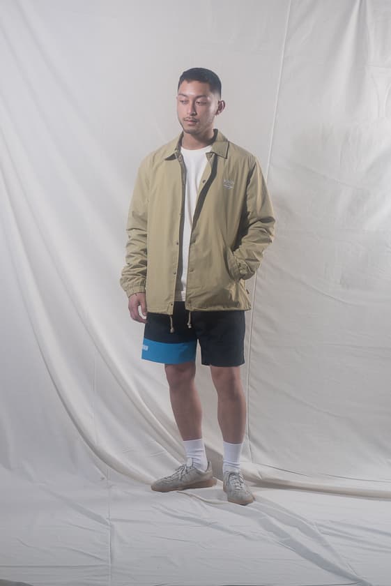 Rōnin division Spring Summer 2019 Collection Lookbook Tees Bucket Hats Shorts Sneakers Sweatshirts Collared Shirts Pants Black Blue White Purple Pink Gray Green Orange Yellow
