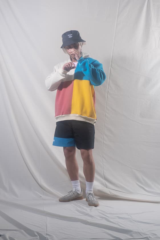 Rōnin division Spring Summer 2019 Collection Lookbook Tees Bucket Hats Shorts Sneakers Sweatshirts Collared Shirts Pants Black Blue White Purple Pink Gray Green Orange Yellow