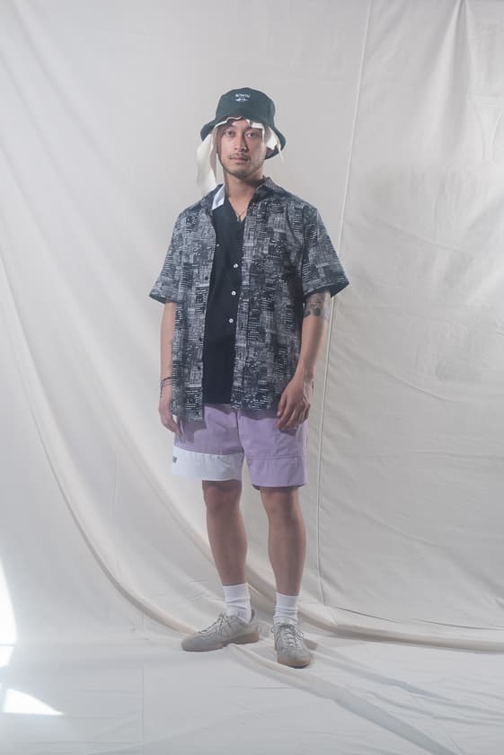 Rōnin division Spring Summer 2019 Collection Lookbook Tees Bucket Hats Shorts Sneakers Sweatshirts Collared Shirts Pants Black Blue White Purple Pink Gray Green Orange Yellow