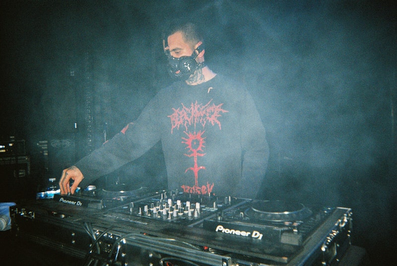 ROSE IN GOOD FAITH Ghostemane Blackmage Akiva Alpert Slizz Capsule Nylon Jackets Zip Hoodies Chest Rigs Raptor Buckles Chains Black Red Gray 