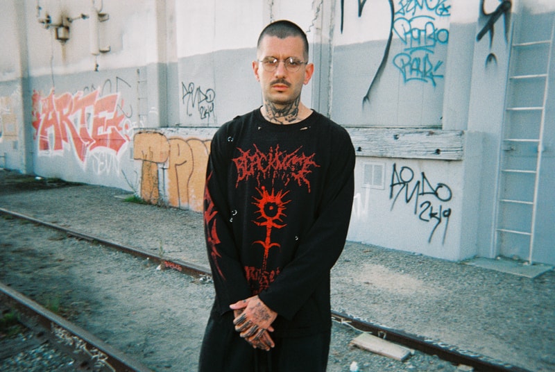 ROSE IN GOOD FAITH Ghostemane Blackmage Akiva Alpert Slizz Capsule Nylon Jackets Zip Hoodies Chest Rigs Raptor Buckles Chains Black Red Gray 