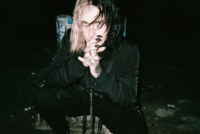 ROSE IN GOOD FAITH Ghostemane Blackmage Akiva Alpert Slizz Capsule Nylon Jackets Zip Hoodies Chest Rigs Raptor Buckles Chains Black Red Gray 