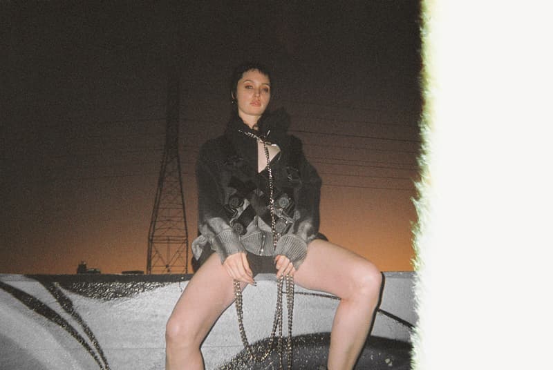 ROSE IN GOOD FAITH Ghostemane Blackmage Akiva Alpert Slizz Capsule Nylon Jackets Zip Hoodies Chest Rigs Raptor Buckles Chains Black Red Gray