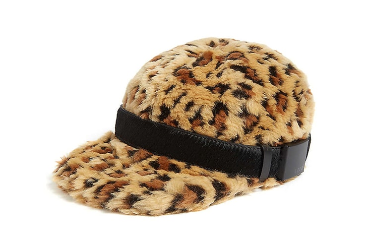 sacai Drops Plush $475 USD Cheetah-Print Faux Fur Cap