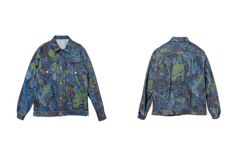 sacai Jackson Pollock Studios Drip Style Paint Collection
