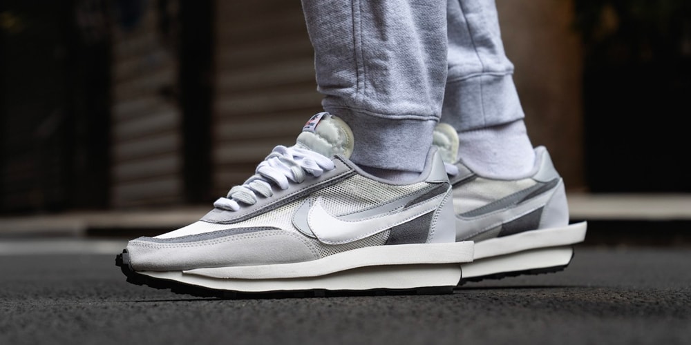 sacai x Nike LDWaffle bv0073-101 Triple White Teaser | Hypebeast