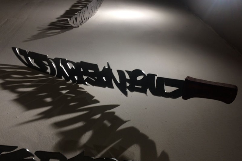 said dokins runaway writings calligraphy graffiti exhibition san luis potosi artworks murals 