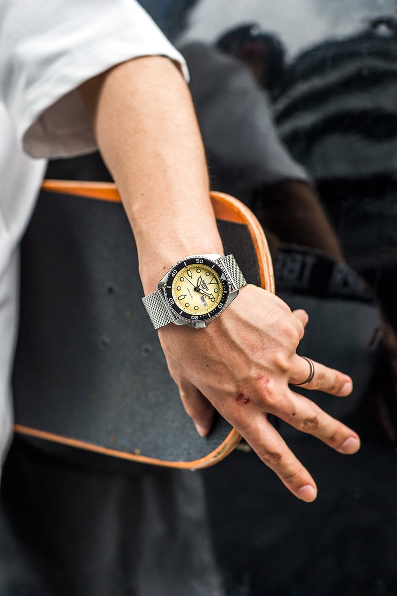 Seiko Scuba Watch Lookbook Shinpei Ueno Skateboarding Watches Scuba Watch Skater Japan 